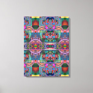 Portugiesische Designs Stretched Canvas Print Leinwanddruck