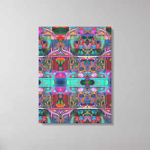 Portugiesische Designs Stretched Canvas Print Leinwanddruck