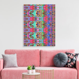 Portugiesische Designs Stretched Canvas Print Leinwanddruck
