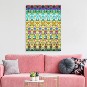 Portugiesische Designs Stretched Canvas Print Leinwanddruck