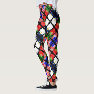 Portugiesische Entwürfe Leggings