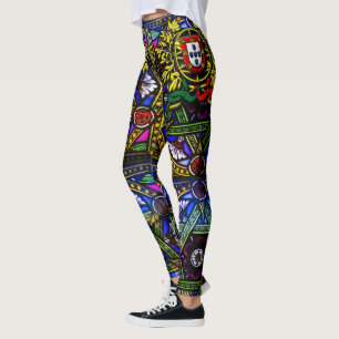 Portugiesische Entwürfe Leggings
