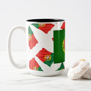 Portugiesische Entwürfe Zweifarbige Tasse
