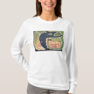 Portugiesische Erforschungskarte von Mombassa T-Shirt