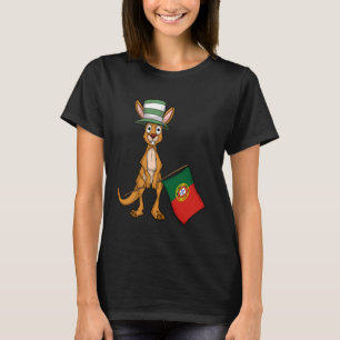 Portugiesische Fans Portugal Kangaroo T-Shirt