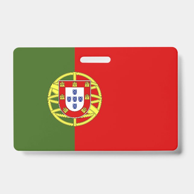 Portugiesische Flagge Ausweis (Vorderseite)