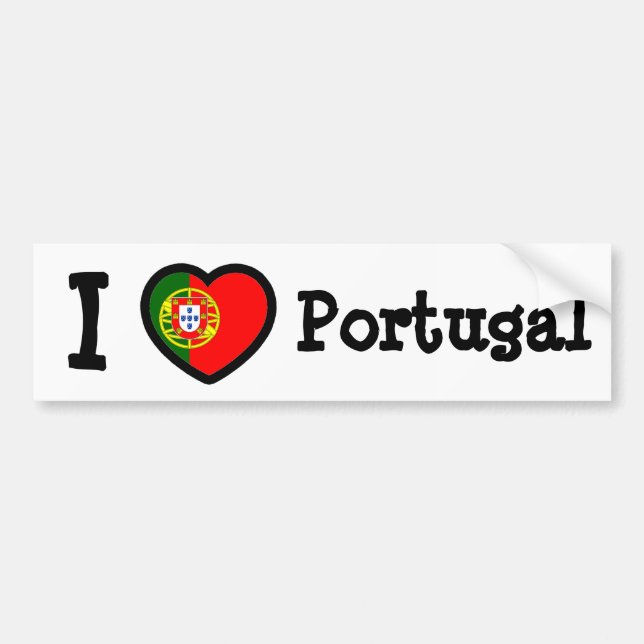 portugiesische Flagge Autoaufkleber (Vorne)