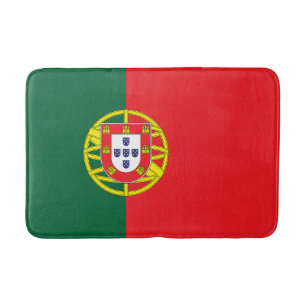 portugiesische Flagge Badematte