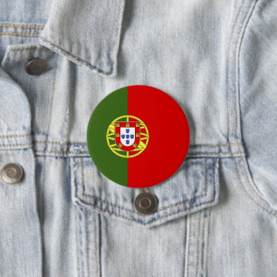 Portugiesische Flagge Button