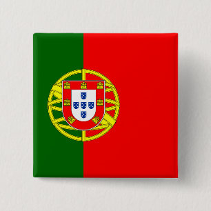 Portugiesische Flagge Button