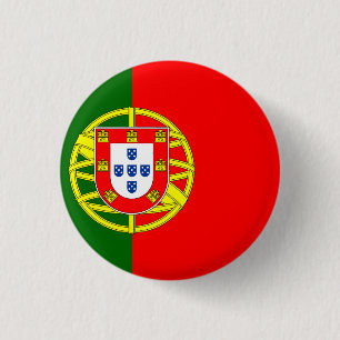 Portugiesische Flagge Button