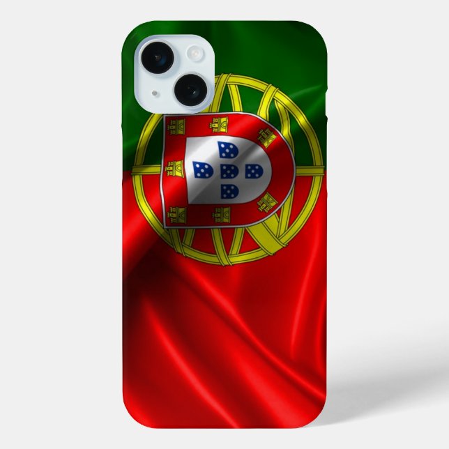 Portugiesische Flagge Case-Mate iPhone Hülle (Rückseite)