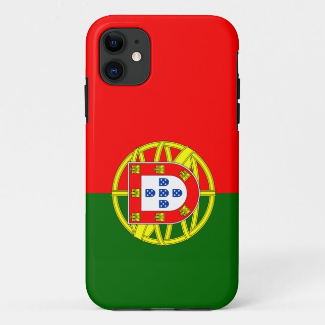 portugiesische Flagge Case-Mate iPhone Hülle (Rückseite)
