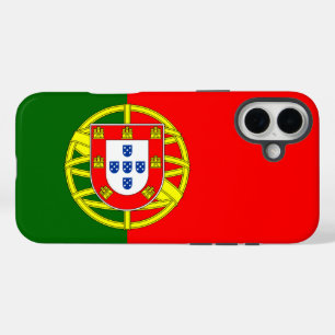 portugiesische Flagge iPhone 16 Plus Hülle