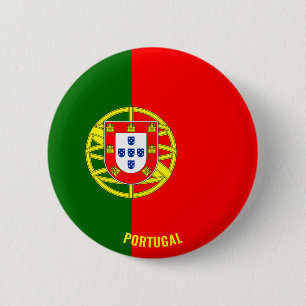 Portugiesische Flagge Charming Patriotic Button