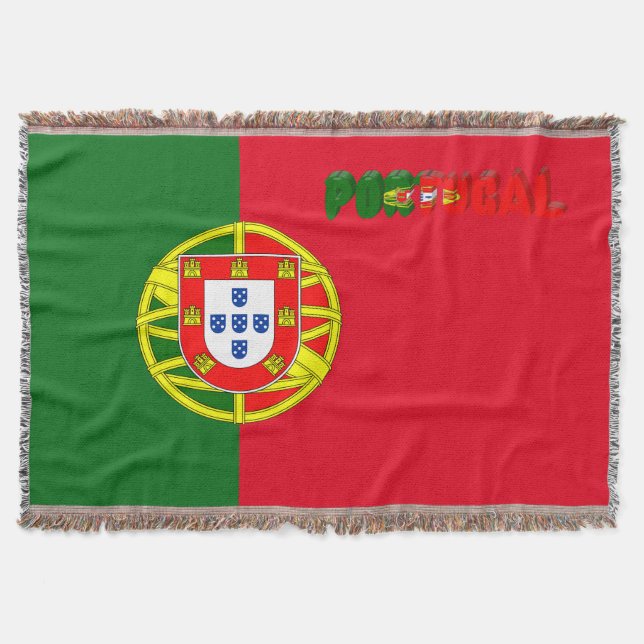 Portugiesische Flagge Decke (Vorderseite)