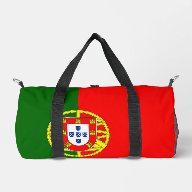 Portugiesische Flagge Duffle Bag (Vorderseite)