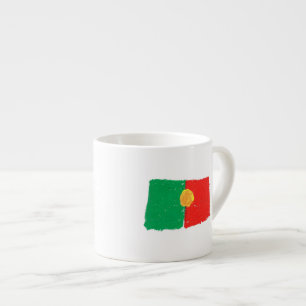 Portugiesische Flagge Espressotasse