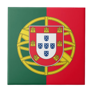 Portugiesische Flagge Fliese
