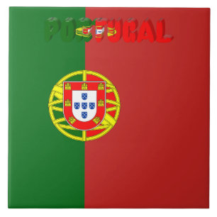 Portugiesische Flagge Fliese