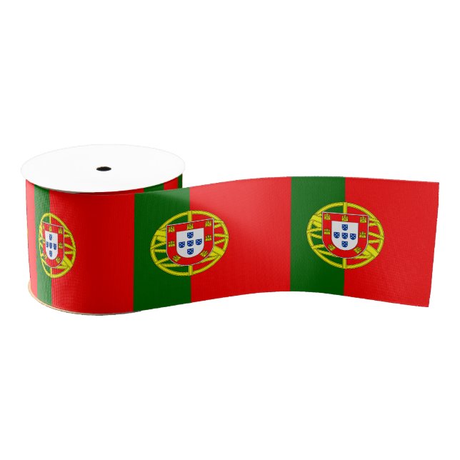 Portugiesische Flagge für Reisen, Urlaub/Sport Ripsband (Spule)
