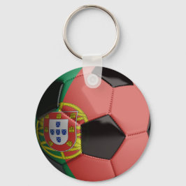 Portugiesische Flagge Fußball Schlüsselanhänger