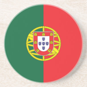 portugiesische Flagge Getränkeuntersetzer