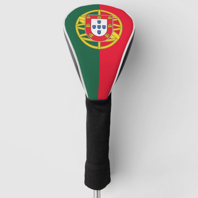 Portugiesische Flagge Golf Headcover (Vorderseite)