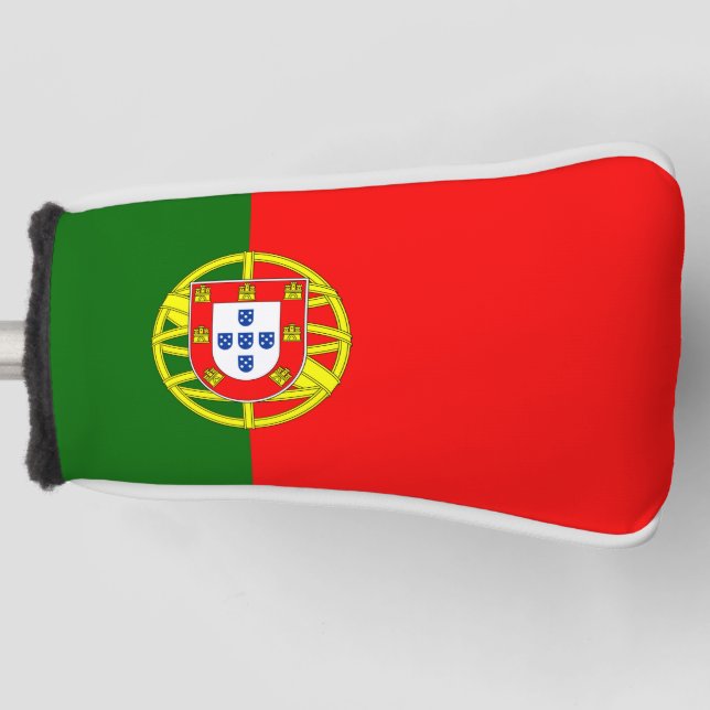 portugiesische Flagge Golf Headcover (Vorderseite)