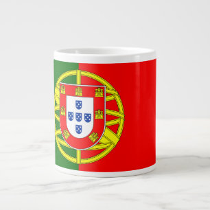 portugiesische Flagge Jumbo-Tasse