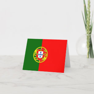 Portugiesische Flagge Karte