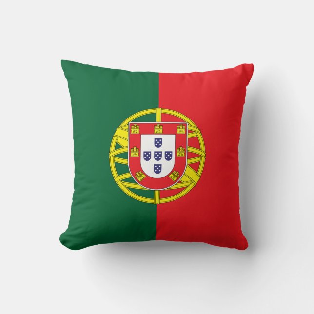 portugiesische Flagge Kissen (Vorderseite)