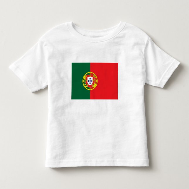 portugiesische Flagge Kleinkind T-shirt (Vorderseite)