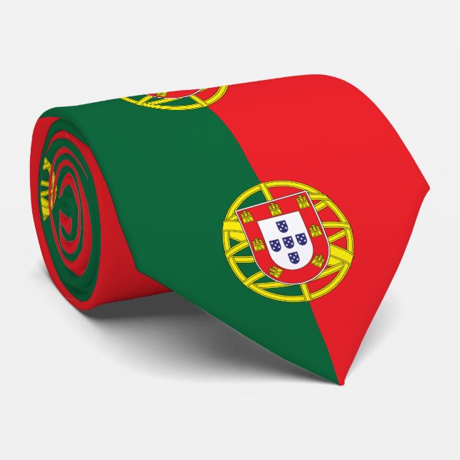 portugiesische Flagge Krawatte (Gerollt)