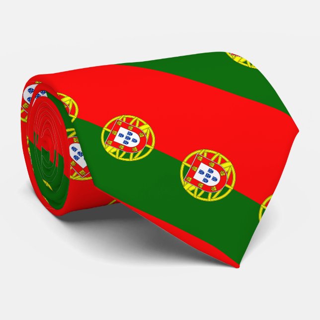 portugiesische Flagge Krawatte (Gerollt)
