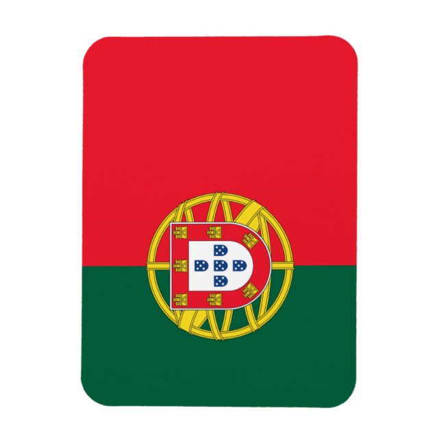 Portugiesische Flagge Magnet (Vertikal)