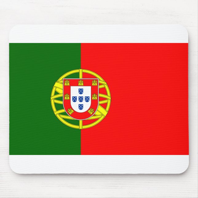 portugiesische Flagge Mousepad (Vorne)
