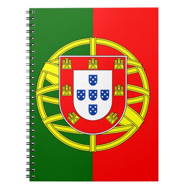 Portugiesische Flagge Notizblock (Vorderseite)