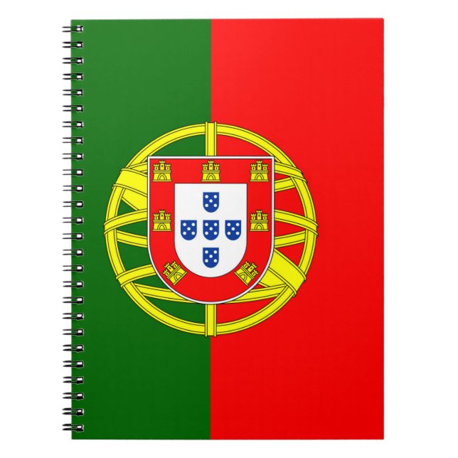 portugiesische Flagge Notizblock (Vorderseite)