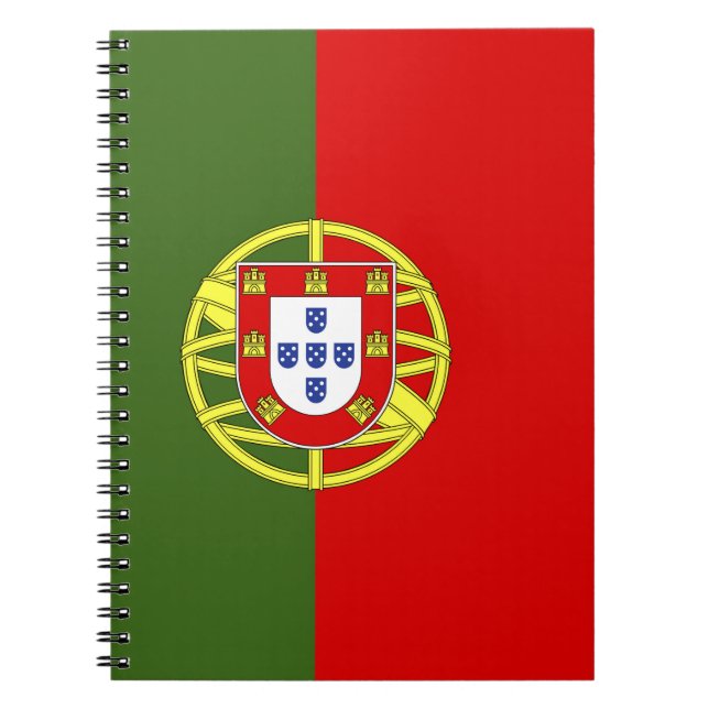 Portugiesische Flagge Notizblock (Vorderseite)