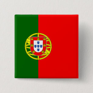 Portugiesische Flagge (Portugal) Button
