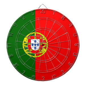 Portugiesische Flagge (Portugal) Dartscheibe