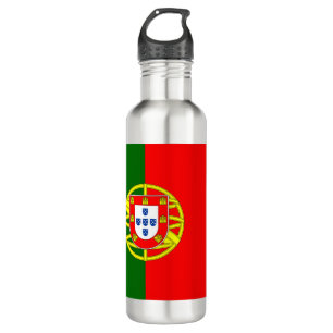 Portugiesische Flagge (Portugal) Edelstahlflasche