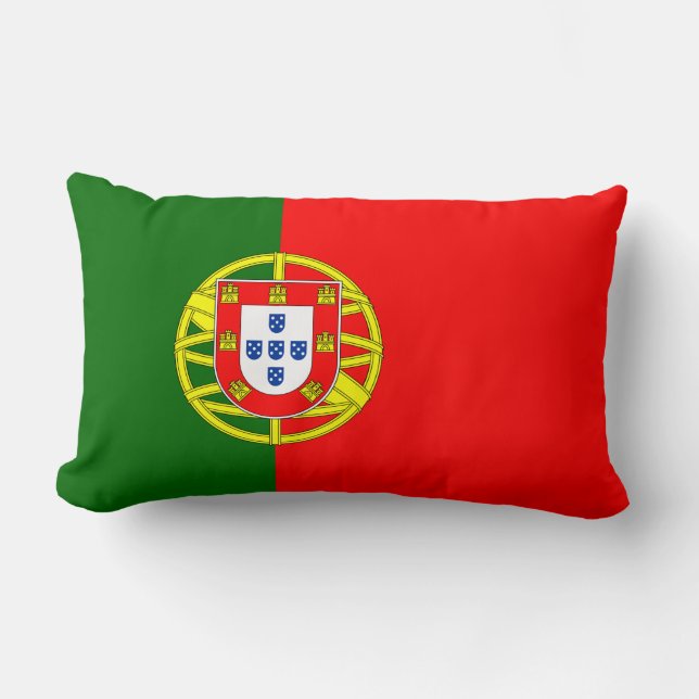 Portugiesische Flagge (Portugal) Lendenkissen (Vorderseite)