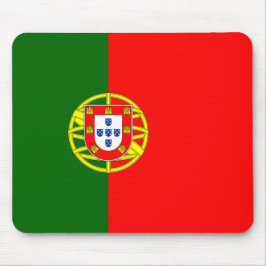 Portugiesische Flagge (Portugal) Mousepad