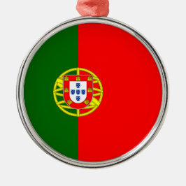 Portugiesische Flagge (Portugal) Ornament Aus Metall
