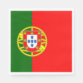 Portugiesische Flagge (Portugal) Serviette