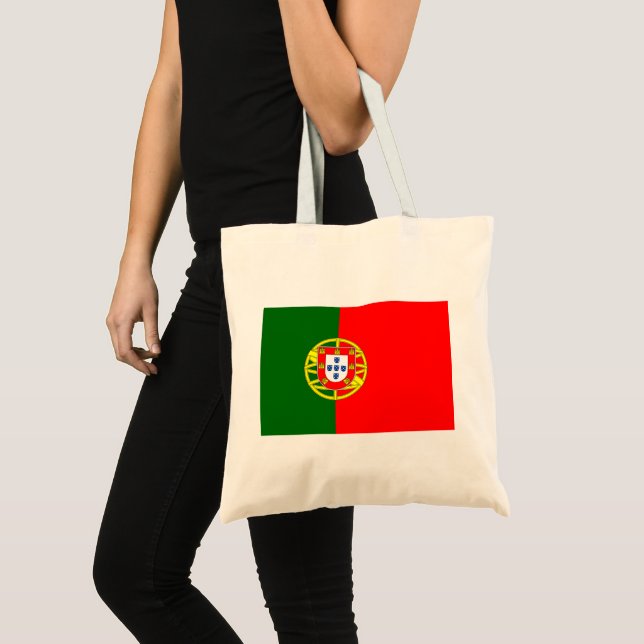 Portugiesische Flagge (Portugal) Tragetasche (Vorderseite (Produkt))