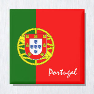 Portugiesische Flagge / Portugal Urlaub / Sportfan Magnet