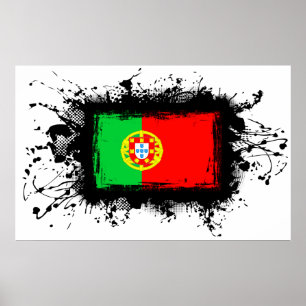 portugiesische Flagge Poster